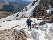 Sulle nevi primaverili del RESEGONE ad anello da Fuipiano-8apr24- FOTOGALLERY